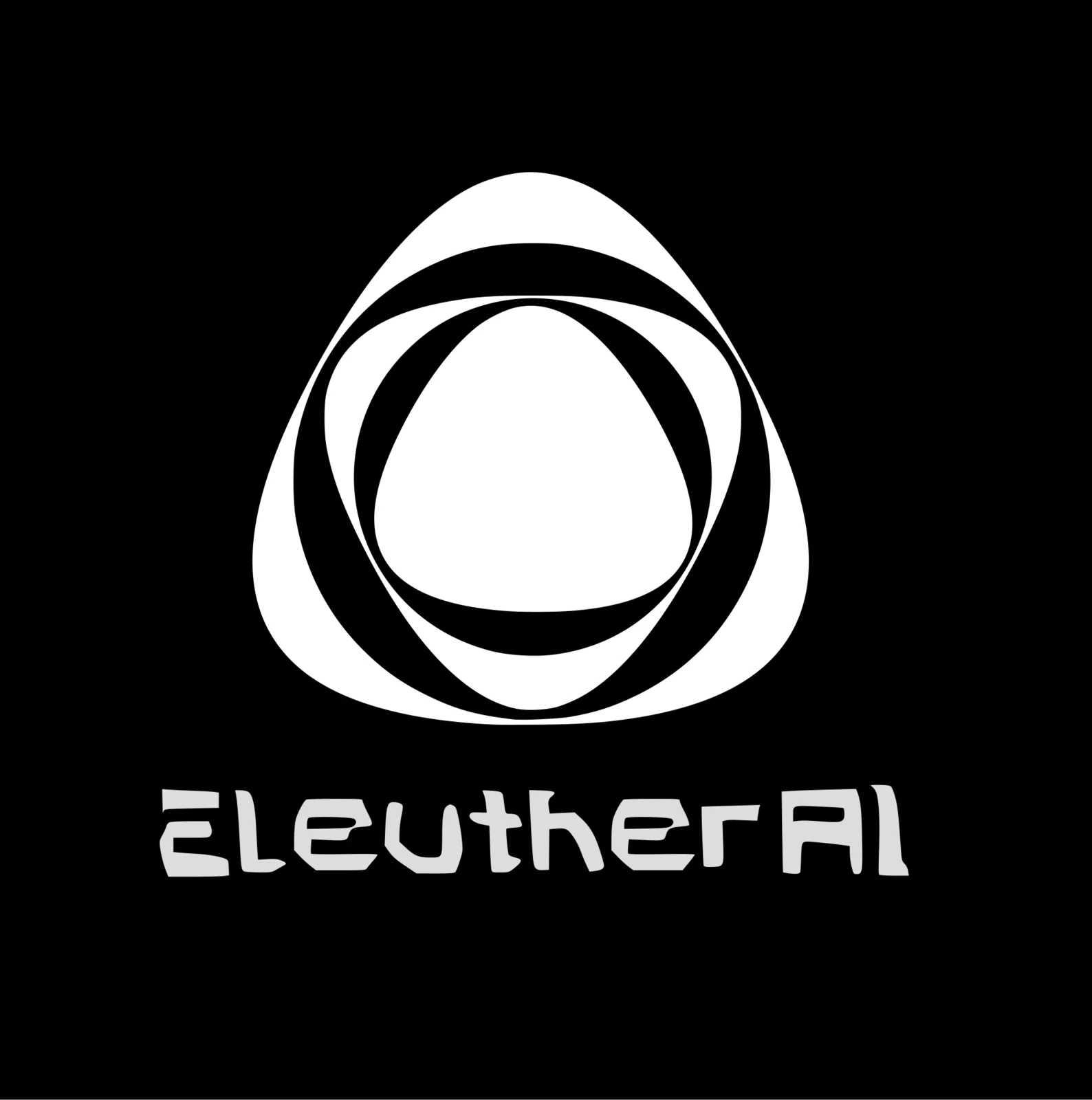 Logo del collettivo EleutherAI: un'icona stilizzata su sfondo scuro a forma di quadrato.